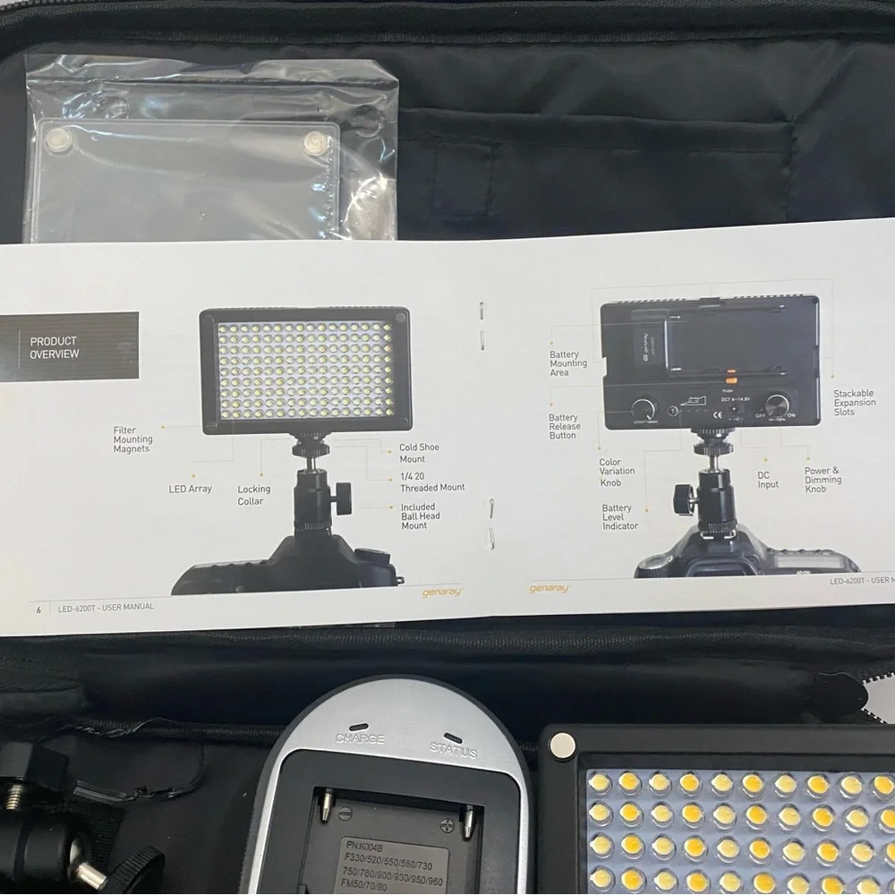 Genaray LED-6200T 144 LED Photography Light